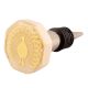 Golden Peacock Octagon Resin Wine Stopper